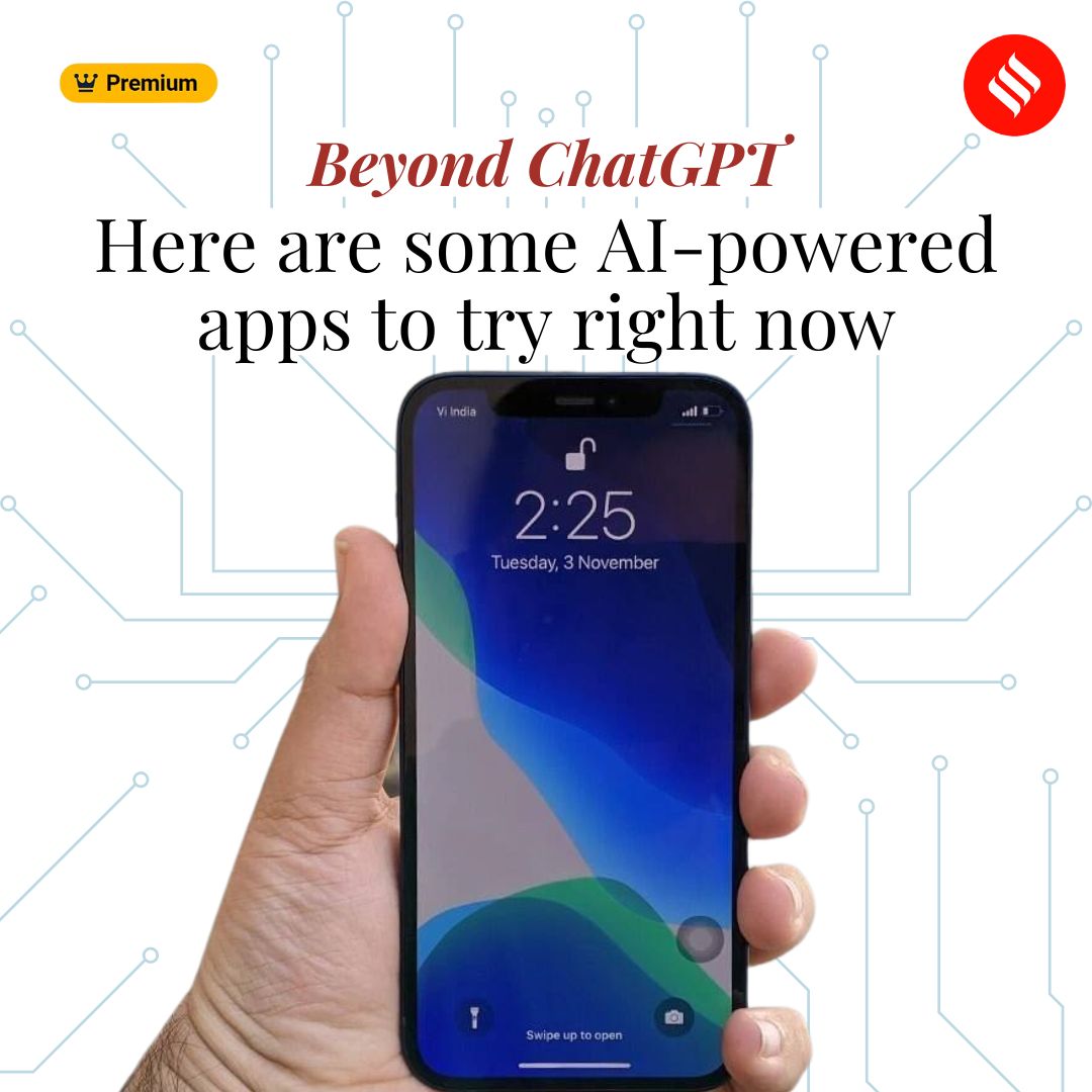 IndianExpress's tweet photo. #ExpressTech | Check out these five super cool AI-powered apps that can make your life easy by quickly editing your photos, helping with your homework and being your friend.
Read: https://t.co/t9MOTF1TxD https://t.co/cfT9Qkvqxl