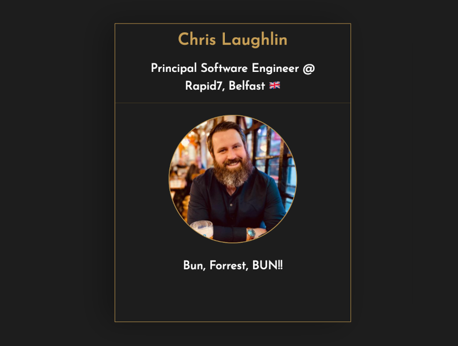 We are very proud to announce that <a href="/chrislaughlin/">Chris Laughlin</a> , Principal Software Engineer <a href="/rapid7/">Rapid7</a> from Belfast 🇬🇧 will be one of the #JSDayIE2023 speakers.  He will be talking about #JavaScript engines, in particular Bun.

👀 👉 jsday.ie