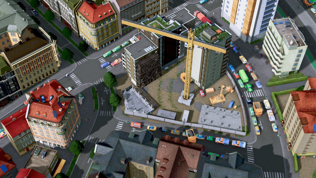 teddyradko's tweet photo. Vanilla asset construction site. Yes, tower crane is monorail. Please give us monorails for #citiesskylines2 🙃

#citiesskylines @ColossalOrder https://t.co/uPFnekTRAF