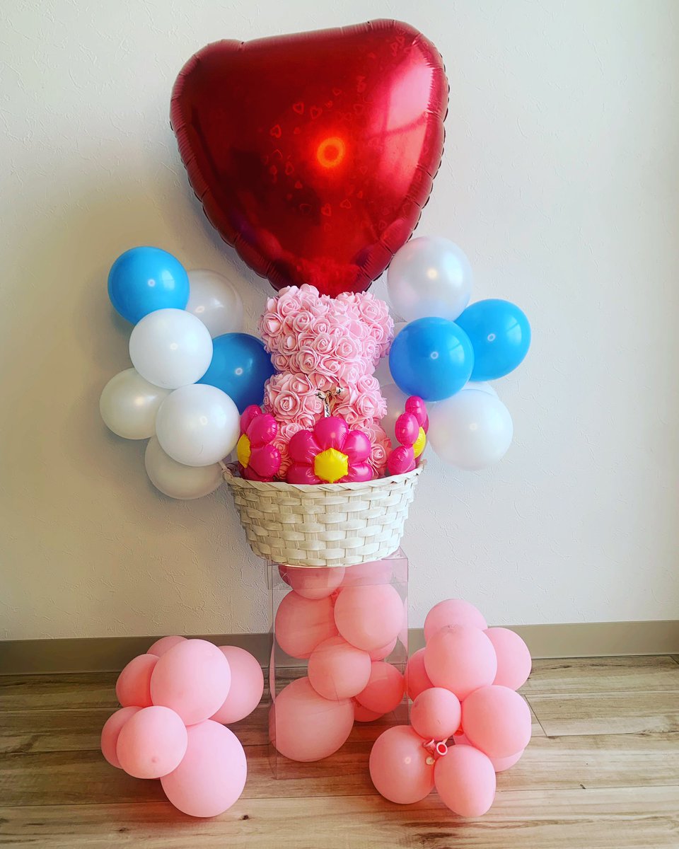 _TPTC_'s tweet image. 気球をイメージして作ってみました🎈
割と可愛いと思うんだけどどうですか！？🤔
#バルーン
#プレゼント 
#可愛いとおもったらRT