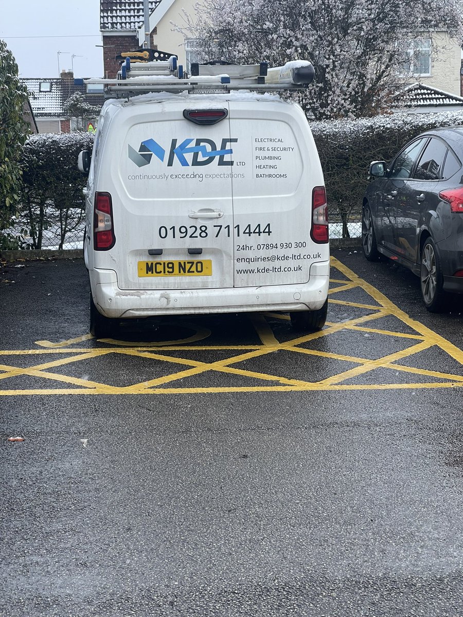 andyreid2506's tweet photo. Continuously exceeding expectations..! 
My expectation would be that your driver would not park in a disabled bay outside a school but maybe my expectations are different than yours 
@KDE_Limited https://t.co/Ej2lXfO7c3