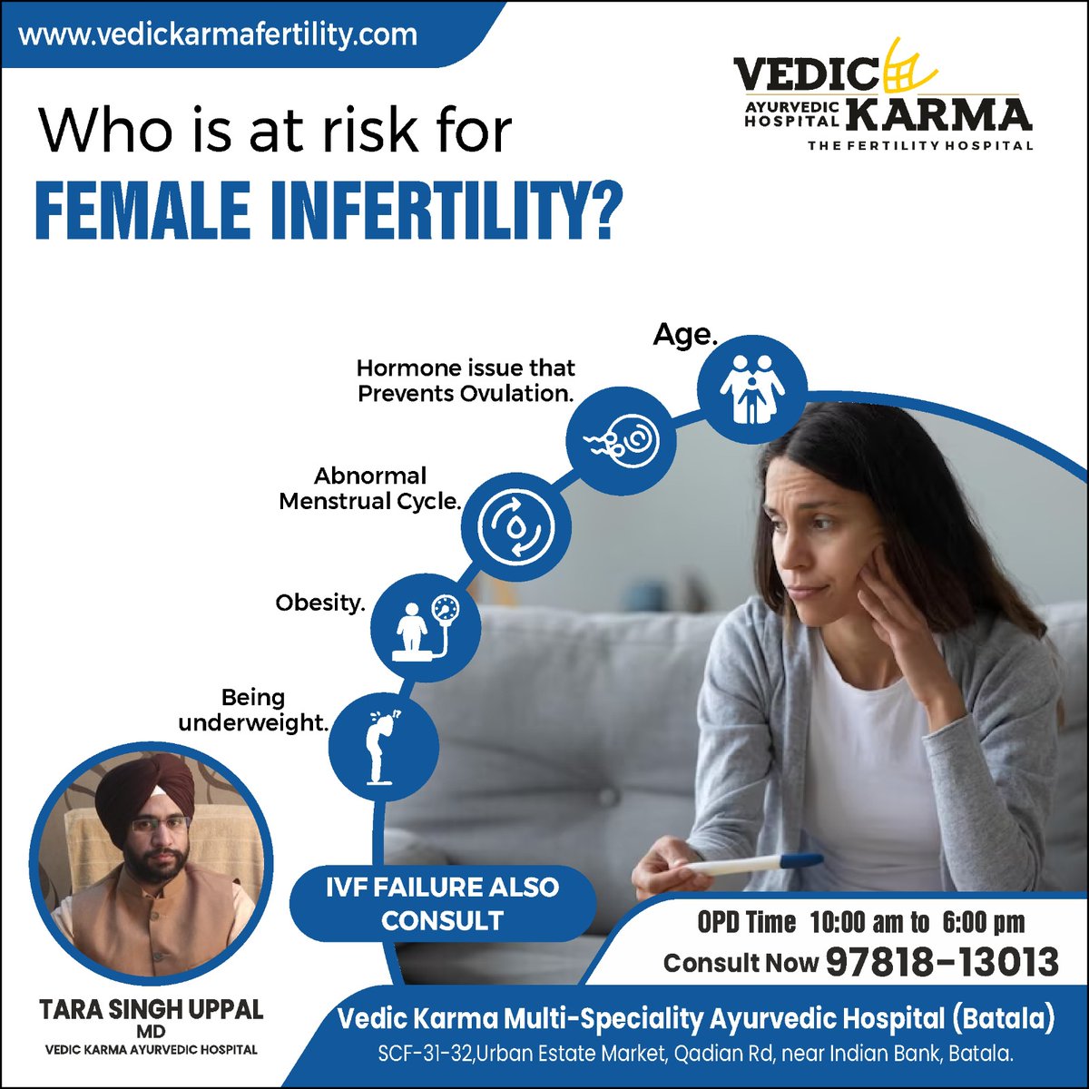 vedic_karma's tweet photo. Get the best ayurveda treatment only at vedic karma Multispeciality Ayurvedic Hospital

📞 Contact us: +91-9781813013

🌐 Visit: https://t.co/gXFffp68PD

SCF-31,32, Urban Estate Market, Qadian Rd, near Indian Bank, Batala, Punjab 143505 https://t.co/1LutklIFu4