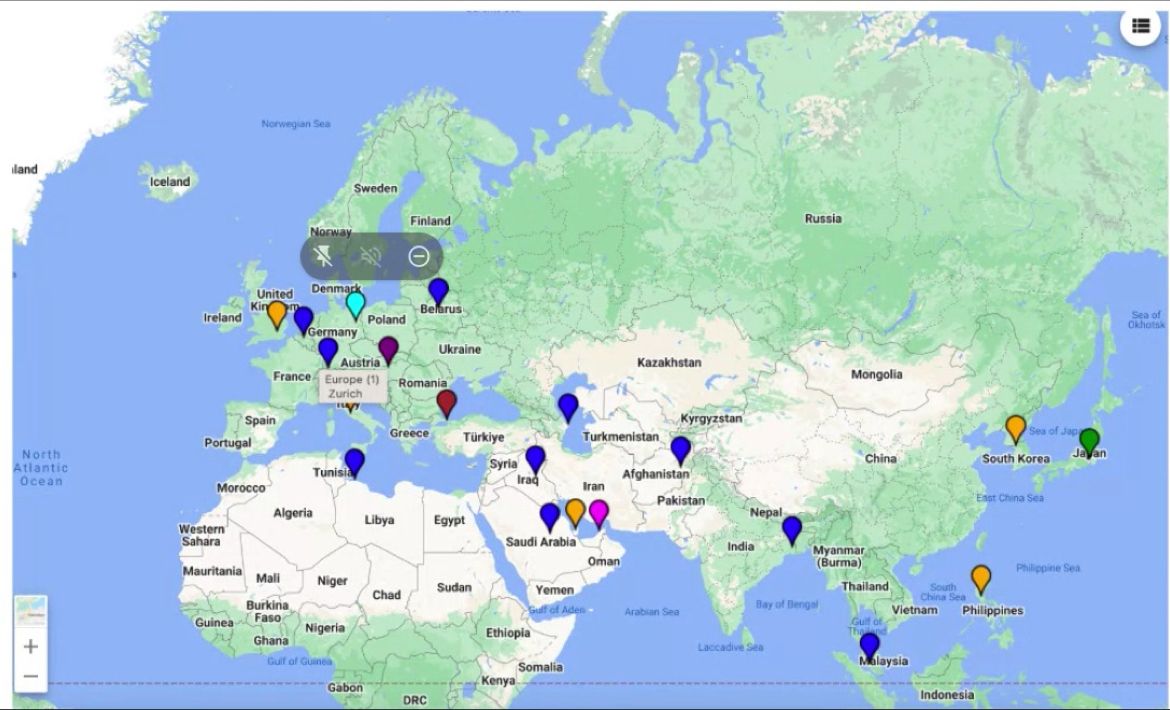 Gördüğünüz bu harita kelimelerden daha fazlasını ifade ediyor. <a href="/getsimpra/">Simpra</a> point of sale ürünümüzün dokunduğu ülkeler. Üzerinde çalıştığınız ürünün bu denli ülkede kullanılması insanı mutlu ediyor.
