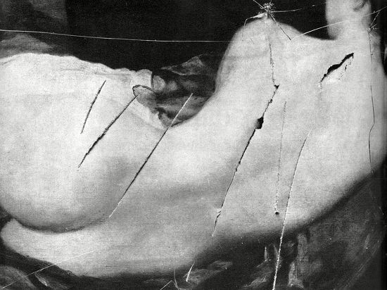 ArtHistoryEssex's tweet photo. 🎨Move over Neil Buchanan; this is the real art attack!

Mary Richardson's courageous act of protest shook the art world 100 years ago today, when she attacked Velázquez's 'The Rokeby Venus' to protest the arrest of fellow suffragist #EmmelinePankhurst. 

#onthisday #arthistory https://t.co/HgpoQOvkh4