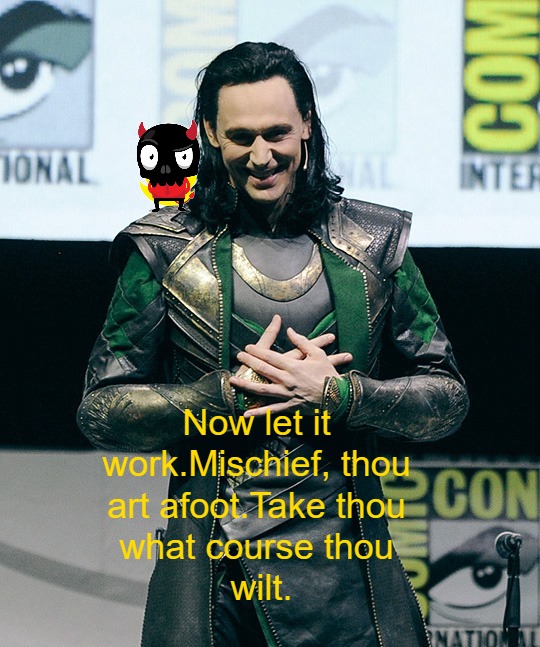 #LokiDay  #GodOfMischief  #WilliamShakespeare