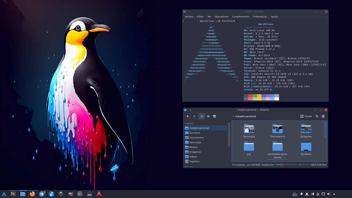 podcastlinux's tweet photo. Hoy es #ViernesdeEscritorio y mi #EscritorioGNULinux es de un nuevo dispositivo que pronto conocerás más a fondo... #KitXeonChino #Xeon #KitXeon
¡¡¡#GNULinux le sienta fenomenal!!! https://t.co/HORLea3Bwo