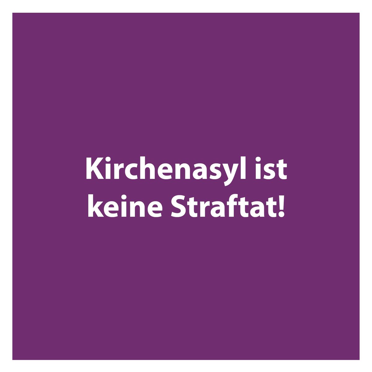 Das Gerichtsverfahren wegen Gewährung von Kirchenasyl gegen eine bayerische Äbtissin ist wegen Geringfügigkeit eingestellt worden. Bereits 2022 entschied das Oberlandesgericht, dass Kirchenasyl keine Straftat ist. Wir finden: Engagement verdient Anerkennung, nicht Bestrafung!