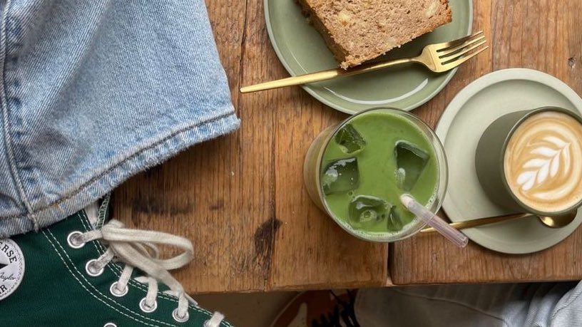 malusokay's tweet image. Morning matcha 🍵