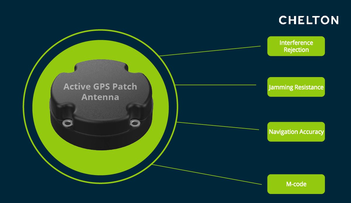 Upgrade your #GPS accuracy with Chelton's high-performance patch #antenna! 🛰️🔍 Our directional design offers reliable and precise #positioning for portable devices. Don't settle for weak #signals, choose Chelton! chelton.com/our-capabiliti…