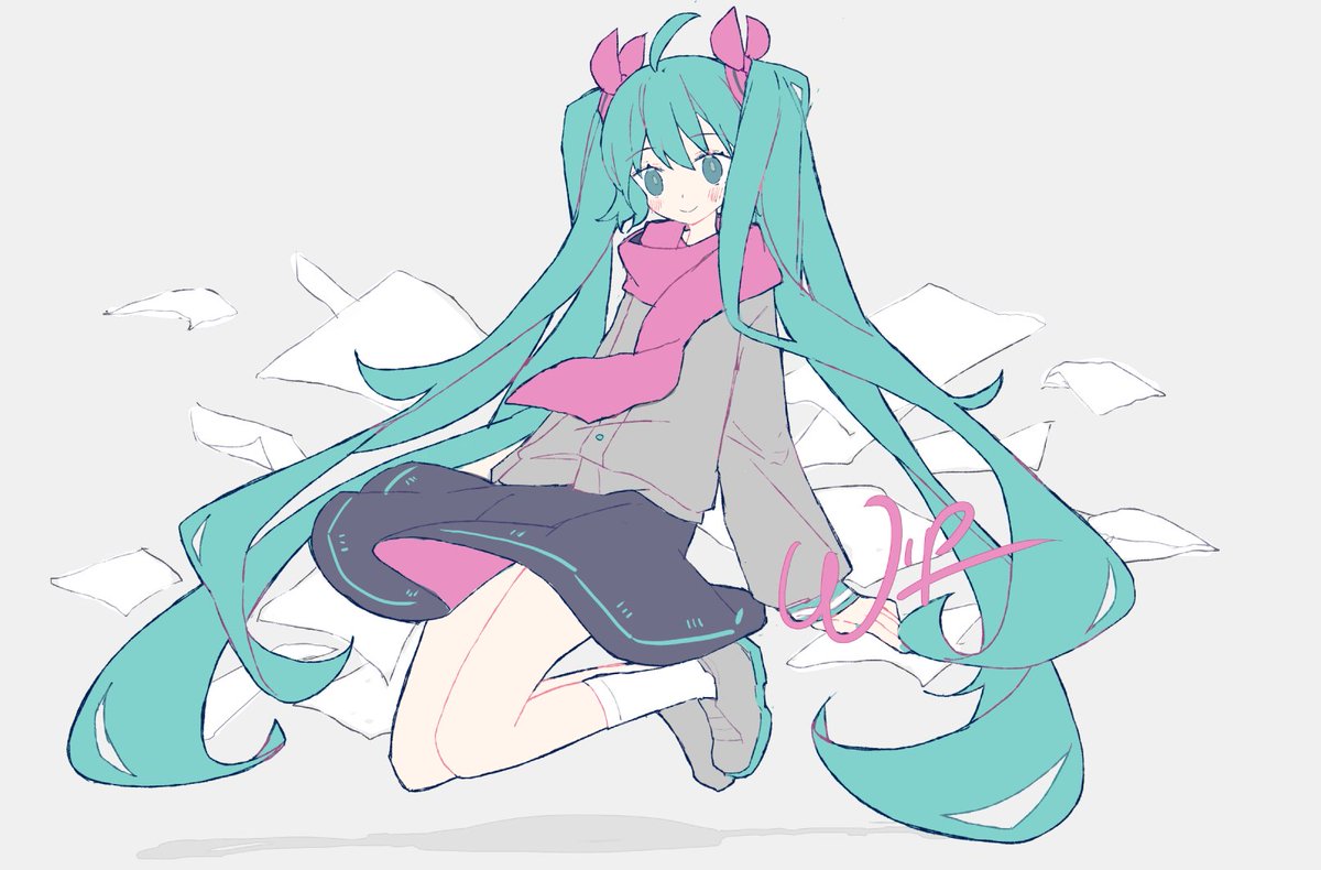 初音ミク 「wip but happy 3/9 」|Melan @ gacha gamin'のイラスト