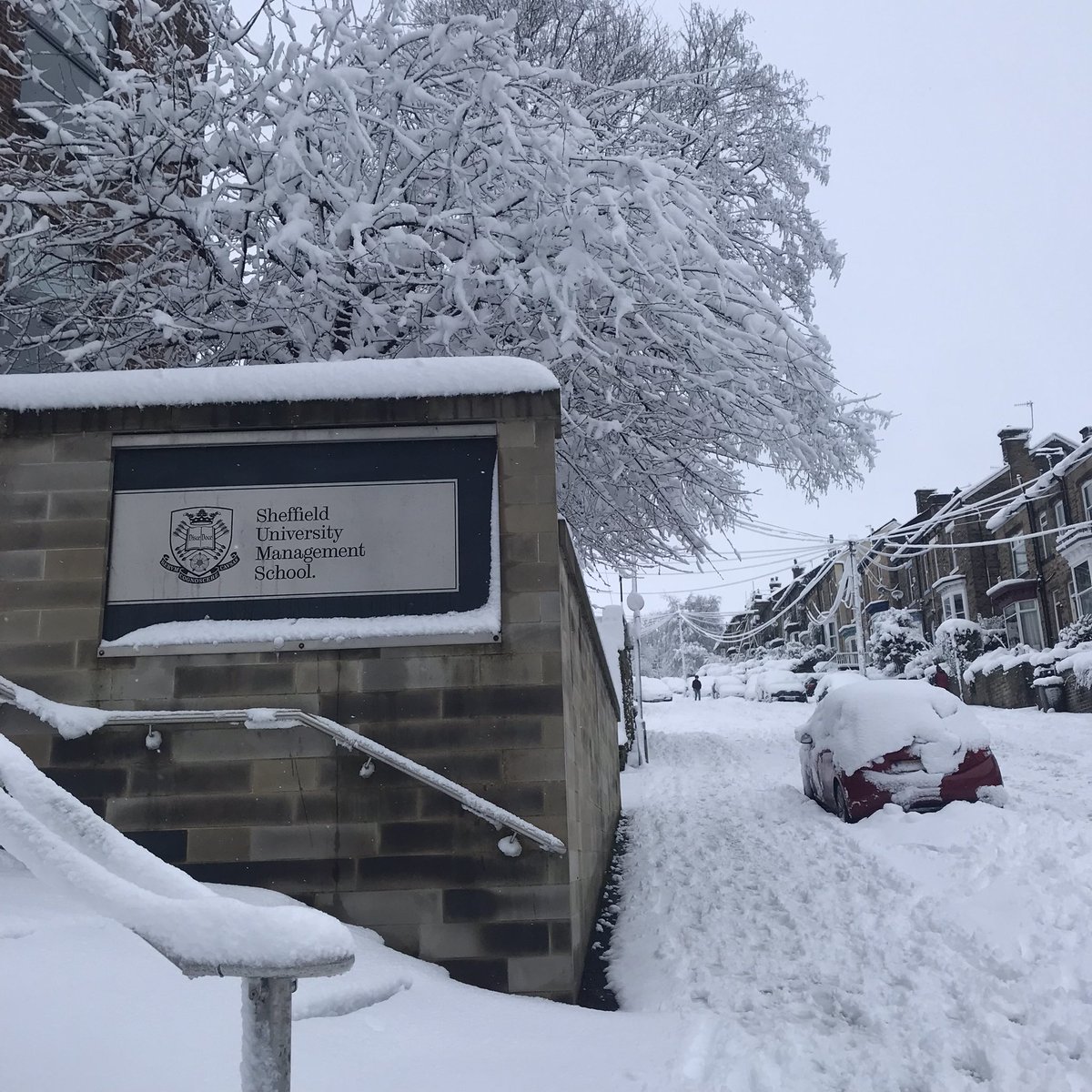 The Management School building is closed today due to the adverse weather. Our teams are still available and happy to help so get in touch via email with any queries. Students - please keep an eye on your emails for updates about any timetabled teaching sessions.