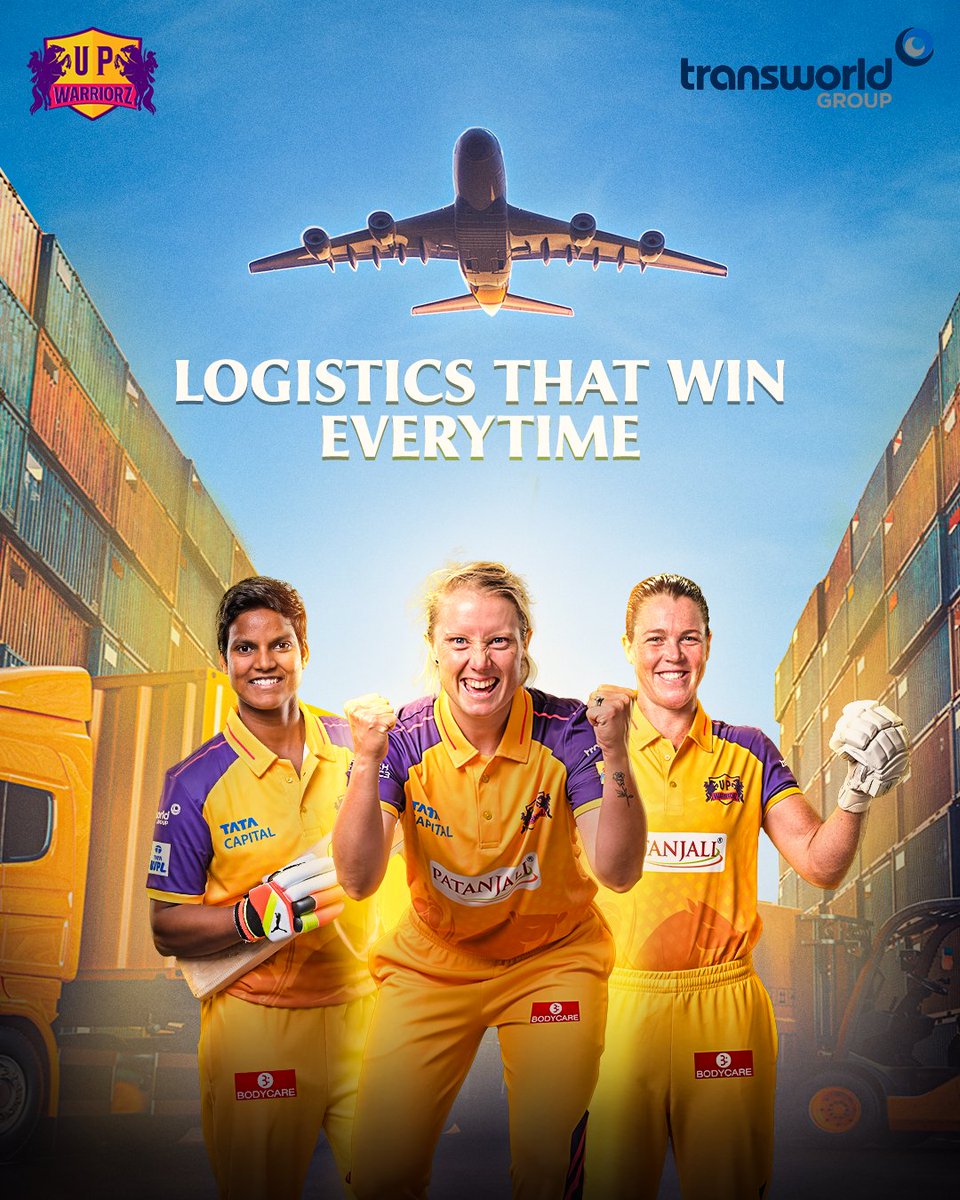 𝘛𝘰 𝘳𝘦𝘢𝘤𝘩𝘪𝘯𝘨 𝘯𝘦𝘸 𝘩𝘦𝘪𝘨𝘩𝘵𝘴 ✈️

We would like to express our heartfelt gratitude to @TransworldTweet  for all their logistic support!

#UPWarriorzUttarDega #WPL #TransworldGroup