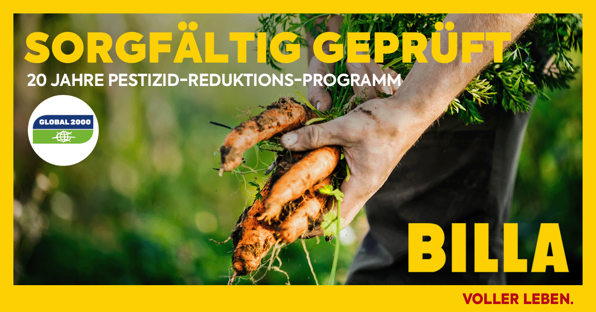 BILLA (@billa_at) on Twitter photo Unser Obst & Gemüse unter der Lupe 🔎
👉 Weniger Pestizide durch strengere Obergrenzen als das Gesetz vorschreibt
👉 Kontinuierliche Kontrollen durch <a href="/global2000/">GLOBAL 2000</a>
👉 Und das seit 20 Jahren!
👉 Die Untersuchungsergebnisse sind auf billa.at/prp transparent nachzulesen Unser Obst & Gemüse unter der Lupe 🔎
👉 Weniger Pestizide durch strengere Obergrenzen als das Gesetz vorschreibt
👉 Kontinuierliche Kontrollen durch <a href="/global2000/">GLOBAL 2000</a>
👉 Und das seit 20 Jahren!
👉 Die Untersuchungsergebnisse sind auf billa.at/prp transparent nachzulesen
