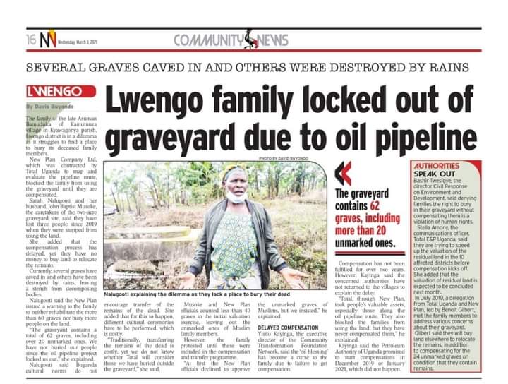 There is No compensation to emotional cost. It's in Africa that somethings are so dear to us that we don't have price tags to them. <a href="/TotalEnergies/">TotalEnergies</a>,<a href="/CNOOCUgandaLtd/">CNOOC Uganda Limited</a> can't understand that. <a href="/EACOP_/">EACOP</a> your opening a war u will never win even with the much money you have. <a href="/stopEACOP/">StopEACOP</a>.
