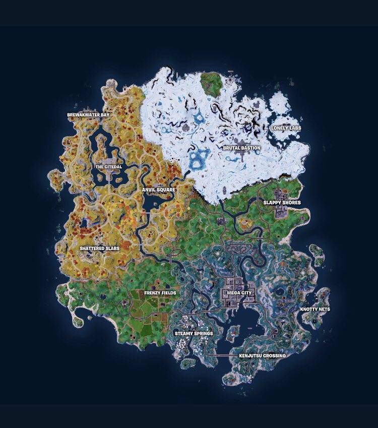 LeaksAzure's tweet photo. New map #FortniteMEGA https://t.co/45TpWUOuko