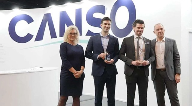 DroneProsOrg's tweet photo. FREQUENTIS and Avinor win the “Overall Excellence” Air Traffic Management Award for demonstrating the safe operation of drones and air ambulance  https://t.co/9X0l62Pf68 https://t.co/bBHeLk6gUl