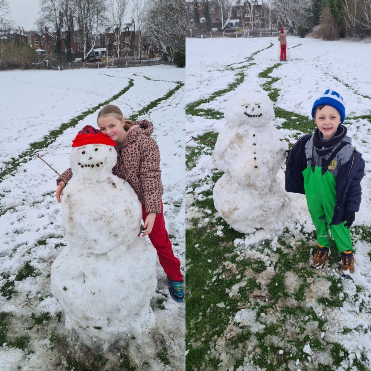 Mrsbstanley's tweet photo. Absolutely  loving snow day with dad  @holstein_mrs @MrsBMistry @wild_bank https://t.co/AqOzY6RSkx