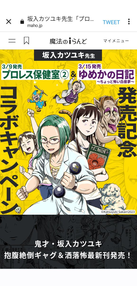 出版社の垣根を越えてKADOKAWA様に特設ページを作っていただきました。マジ感謝🤧
見やすくまとめて頂いたので良ければご覧くださいませ🙂
#プロレス保健室 #ゆめかの日記
こちらから↓
https://t.co/9vrp5vKlRg