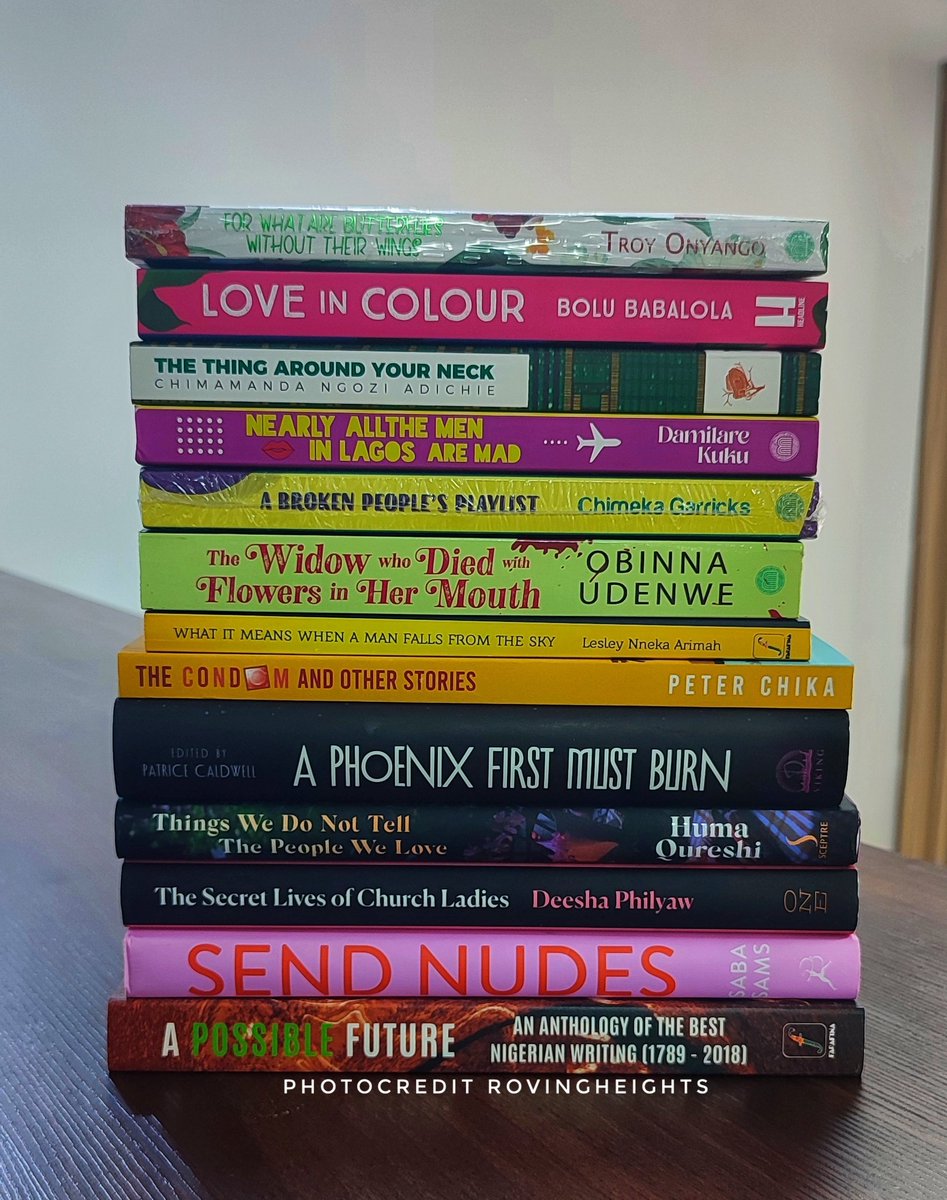 Rovingheights's tweet photo. A Stack of Short Stories Anthologies!📚😍

#CondomAndotherstories NGN 4000
#loveincolor NGN 6000
#NearlyallthemeninLagosaremad NGN 4500
#Abrokenpeoplesplaylist NGN 5000
#Sendnudes NGN 9000
#ThewidowwhodiedwithflowersInhermouth NGN 5500 https://t.co/klV73OtppA
