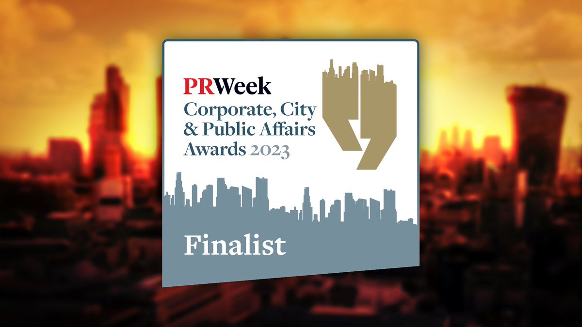 BursonLDN's tweet photo. Congratulations to our incredibly talented CPA team for being finalists in this year’s @prweekuknews Corporate, City & Public Affairs Awards. We’re incredibly proud of all the hard work the team has put into getting to this fantastic result, well done to all! #PRWeekCCPA https://t.co/kBRmr6CVOm