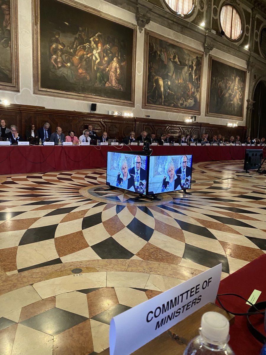 Happy to speak and participate in ⁦@VeniceComm⁩ first plenary meeting this year. Brings together constitutional experts from across ⁦<a href="/coe/">Council of Europe</a>⁩ member states and beyond. #RuleofLaw, #democracy #HumanRights. 🇩🇰 strong support for important work of #VeniceCommission