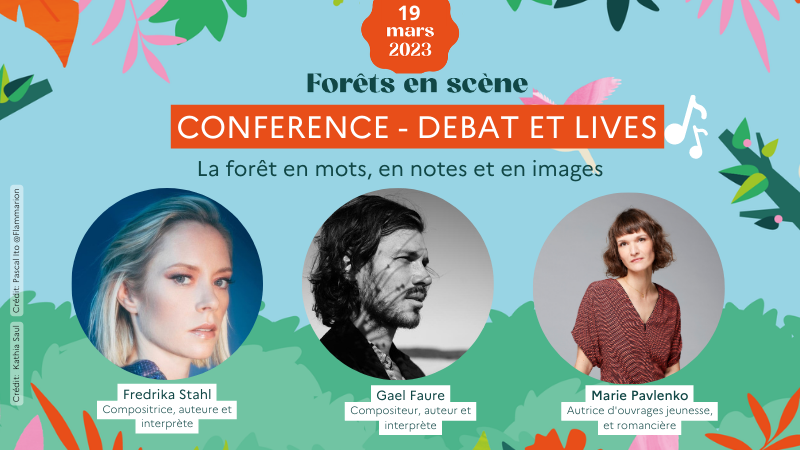 ONF_Officiel's tweet photo. [Conférence-débat] et Lives 🎶🌳La forêt en mots, en notes, et en images avec les artistes : Fredrika Stahl, @gaelfaure, l'autrice Marie Pavlenko, 
@AntoineCheret de l'#ONF, et animé par 
@AlunniSegolene
Inscriptions➡️https://t.co/K5Fv16p0KP
📍Le 19/03, 16h, à @AcademieClimat https://t.co/hEqf6ucEJT