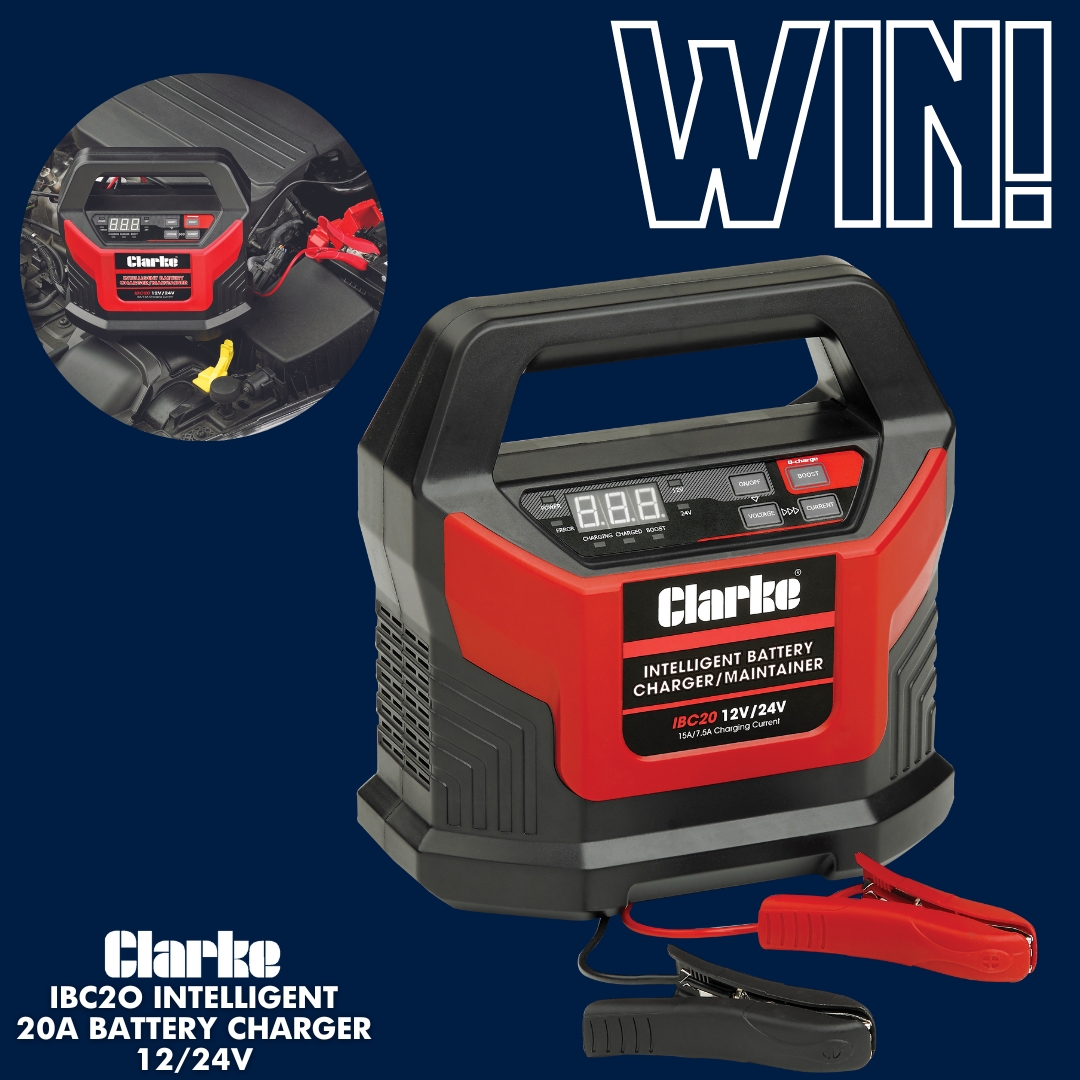 MachineMartUK's tweet image. This #FreebieFriday we&apos;re giving you the chance to #WIN this Clarke Intelligent Battery Charger!

To enter the #Giveaway simply follow us and retweet this post. It&apos;s that easy! 

#Competition ends Monday 13th March at 5:30pm. T&apos;s &amp;amp; C&apos;s apply.