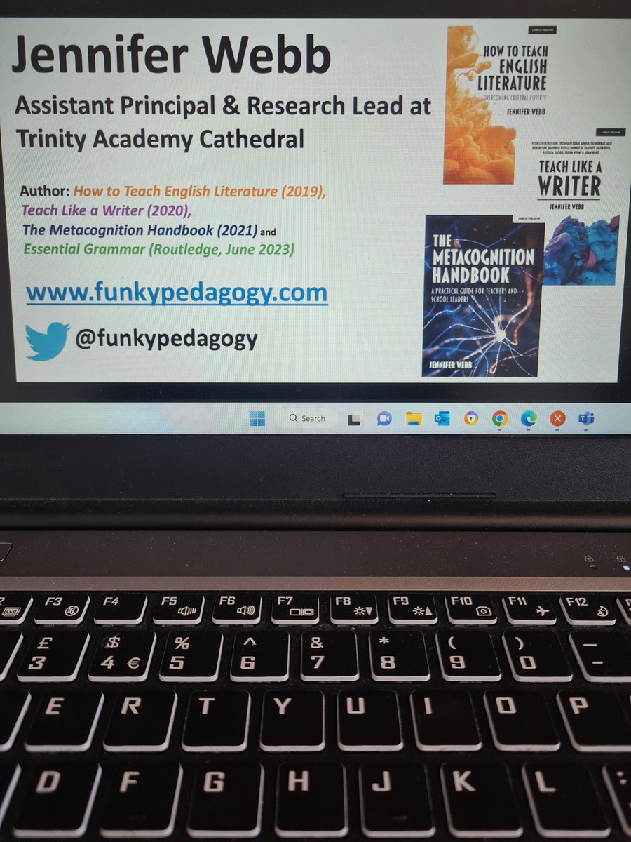 So looking forward to this PD session from @FunkyPedagogy about writing and motivation <a href="/TTCTrust/">The Two Counties Trust</a>