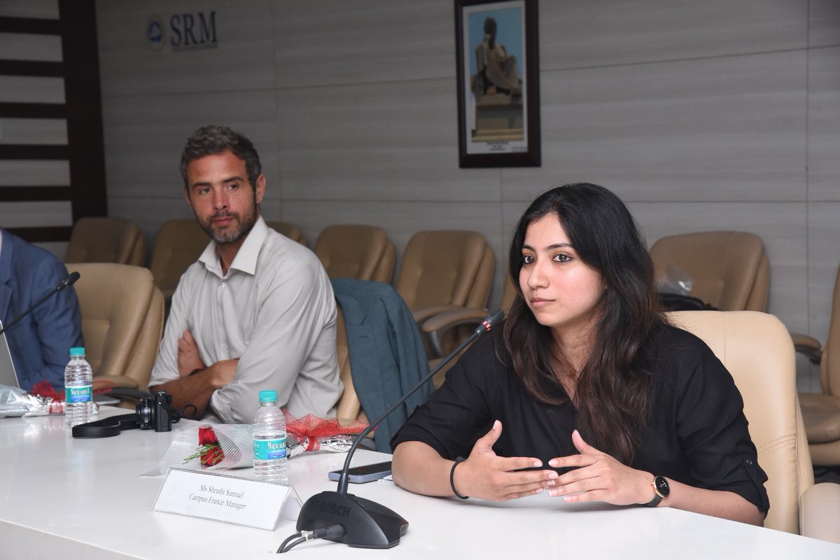 SRMIST recently hosted a delegation from the University of Tours to discuss collaboration opportunities in biotechnology, biopharmaceuticals, plant biology, law, and more. 

#SRMIST #UniversityOfTours #CollaborationOpportunities #HigherEducation #ResearchGrowth