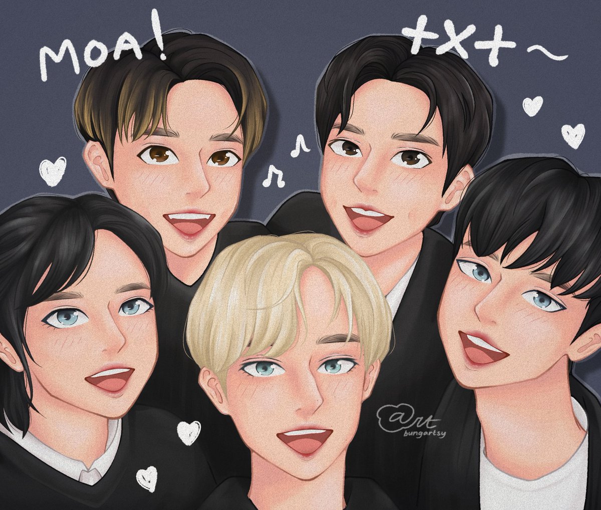 bungartsy's tweet image. 4 years and still counting🫶🏻💫
#ToFOUReverlandWithTXT 
#투모로우바이투게더 #TXT 
#TXT_4th_Anniversary 
#투바투와함께한4년내일도함께할우리  
@TXT_bighit @TXT_members