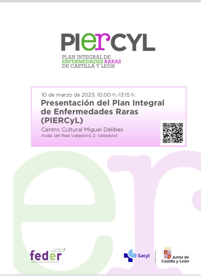 Amplobe's tweet photo. Hoy #CAUSA acudimos a la presentación #PIERCYL Plan Integral de Enfermedades Raras
Enhorabuena a todos los profesionales que han colaborado en su realización @Salud_JCYL @FEDER_ONG https://t.co/kjDI7UrB6o