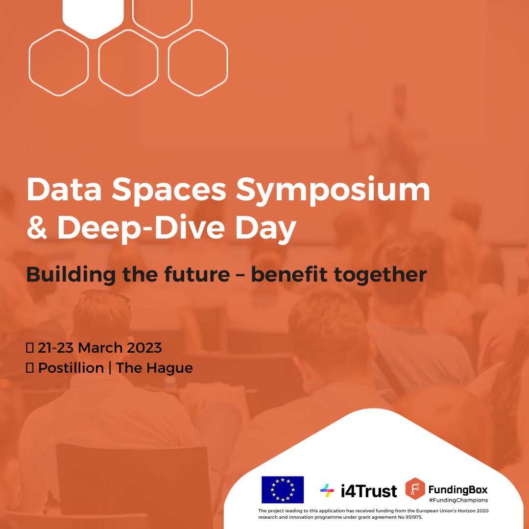 🧨 Join <a href="/i4Trust/">i4Trust</a> for the largest event on data spaces ever!

Take part in top-level discussions to conduct the paradigm shift for the data economy. Co-create the future of #DataSpaces with us! ---&gt; bit.ly/3Ldd2s5

#DIH #DataSharing