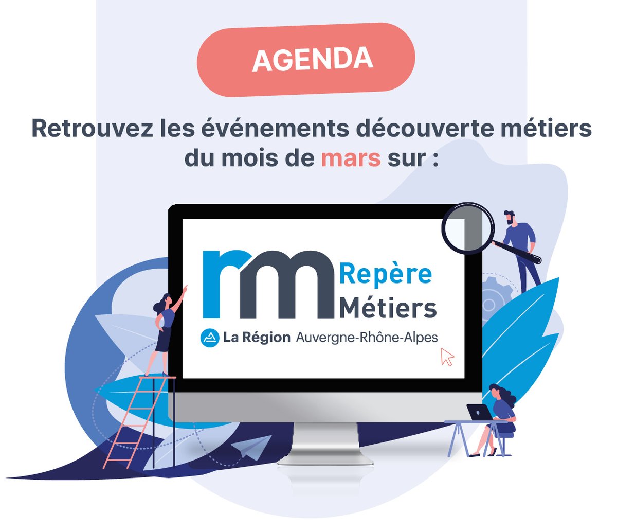 Via_Competences's tweet image. [AGENDA]
✅ En mars, près de 25 événements de #découverte #métiers sont d’ores et déjà recensés dans toute la région Auvergne-Rhône-Alpes  !

👀 Retrouvez-les dès maintenant sur Repère Métiers ➡️ swll.to/0iLAz6R

#orientation #formation #AuvergneRhoneAlpes
