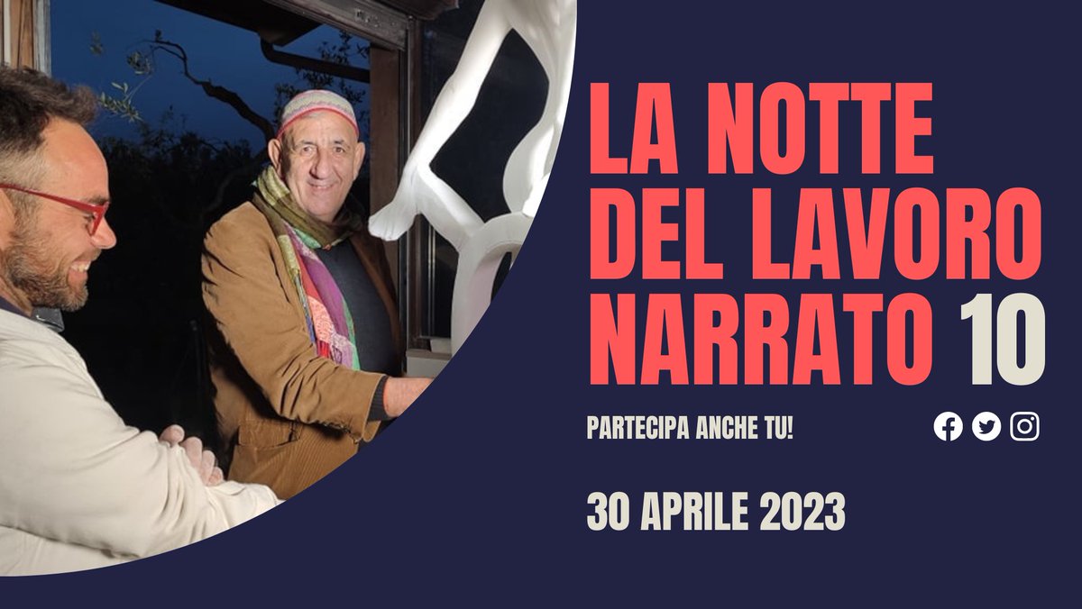 moretti's tweet photo. Sì, partecipa anche tu! È il decimo anno, senza sponsor, ciascuna/o si organizza da sé e tutti assieme raccontiamo il lavoro. Che bellezza.
https://t.co/UY7OoOfTK3
#lavorobenfatto #lavoronarrato
@annamasera @vitoverrastro @ellyesse @lucadebiase @pasraicaldo @RuggitoConiglio https://t.co/PrkNZKZhHd