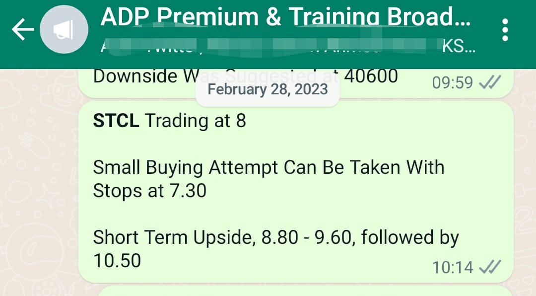 imemon15's tweet image. #STCL Reaching Its Second Target of 9.60 Alhamdulillah

That's 20% Return.... To be on Safe Side, You Can Trail Stops at 9....

Good Luck and Remember Me In Your Prayers

For Details About Premium Services and Training Program Whatsapp at +923018252076

#KSE100 #PSX #StockMarket