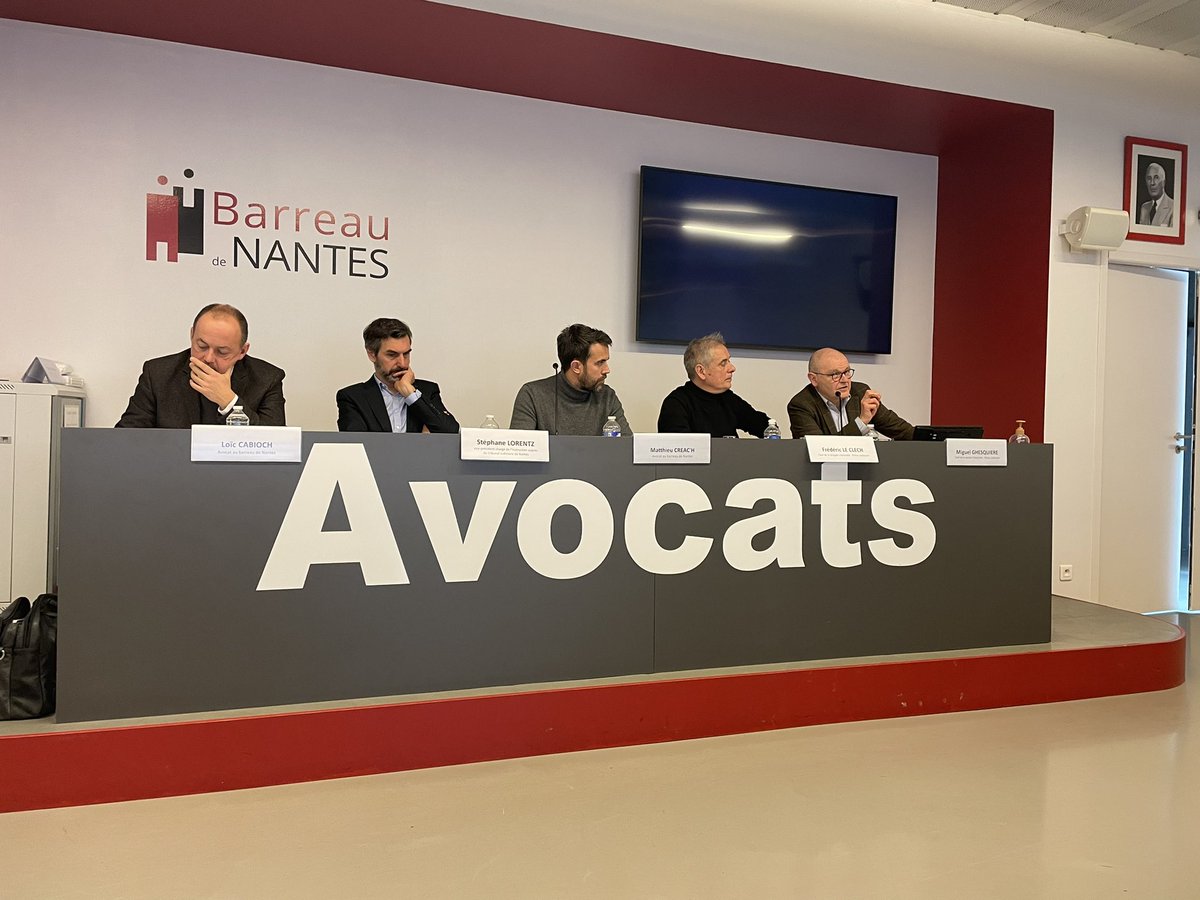L’interrogatoire en question. Très intéressant colloque à la MAVO, imaginé et conçu par Tristan Hennebois et animé par Matthieu Creac’h. Regards croisés d’enquêteurs, de magistrats et d’avocats.
