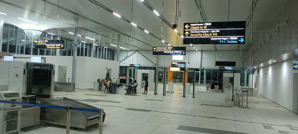 aaihollongi's tweet photo. Apart from general amenities at #DonyiPolo Airport, we have Child Care Room, Divyangjan friendly washrooms, Tourist Information counter, Terminal Help Desk which one can avail while traveling through #Itanagar Airport.

#AAICares #ProvidingTheBest #ArunachalPradesh https://t.co/Zc7HHAbMZv