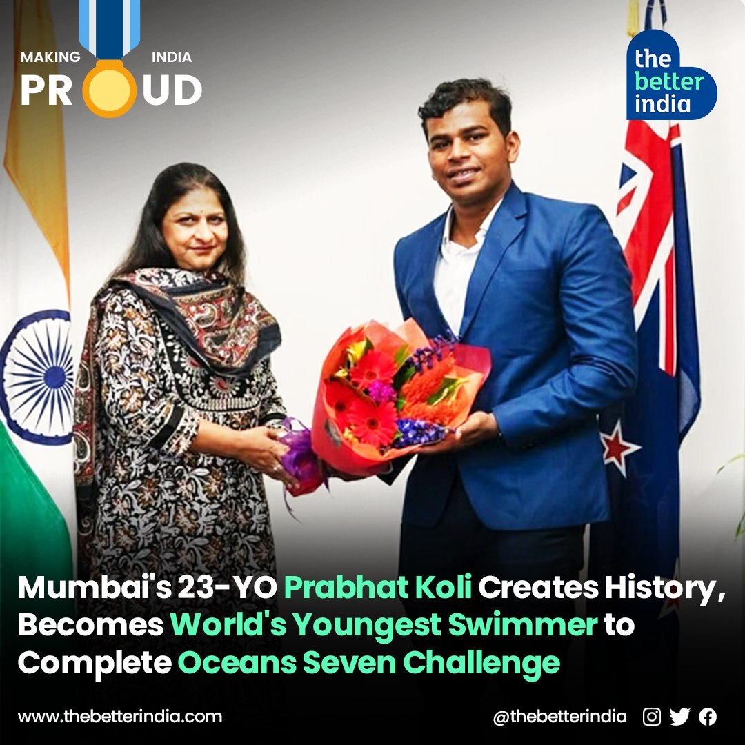 reach_anupam's tweet photo. What an achievement for our country! At 23 years old, he has conquered the #OceansSeven challenge that even experienced swimmers won't dare to attempt. Take a bow, @PrabhatSwims!

Credit: @thebetterindia

#MakingIndiaProud #IndianAthlete #Inspiration #Swimmer #Maharashtra https://t.co/7510QYUhwt