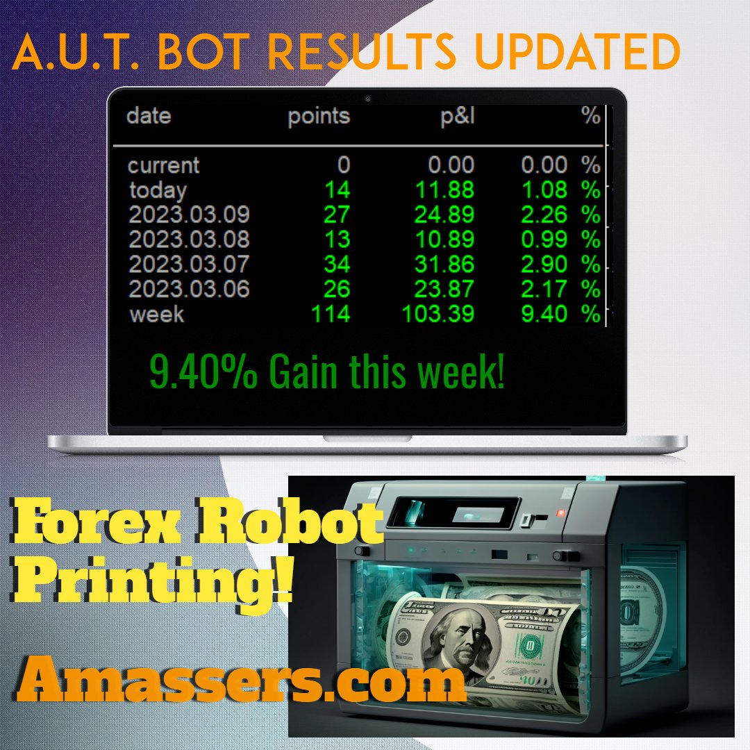 TraderAlfred's tweet image. #AITradingbot #DeFi  #passiveincome  | A.U.T. #forextradingrobot may be Best forex trading robot in the world #bitcoin #Bitcoin4Freedom watch the video: youtube.com/watch?v=Udj6QC…