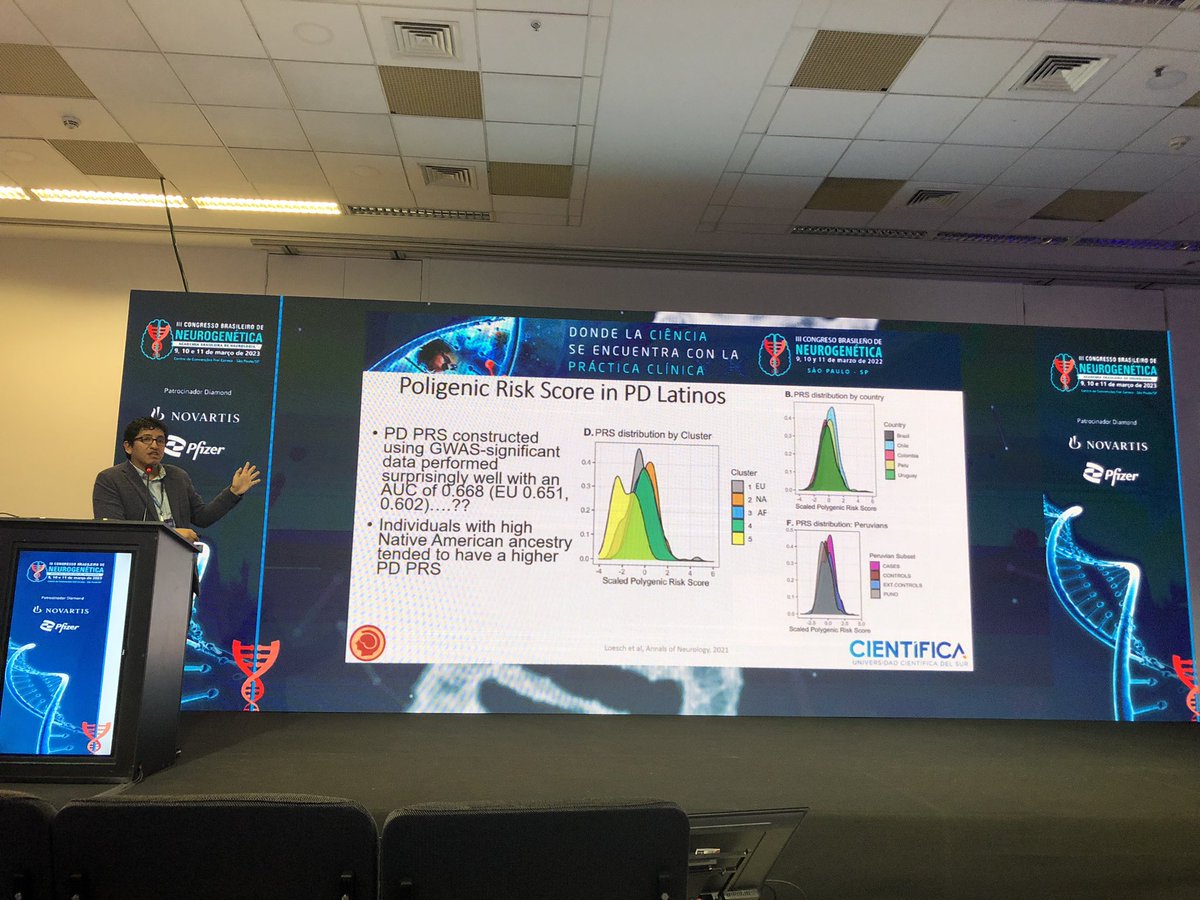 Great presentation of <a href="/mario_cornejo_o/">mcornejo</a> in #IIIcongressobrasileironeurogenetica <a href="/LARGE_PD/">LARGE-PD</a> <a href="/ASAP_Research/">Aligning Science Across Parkinson’s</a> <a href="/arturschuh/">Artur Schumacher-Schuh</a> <a href="/nachogenePD/">Nacho Mata</a>