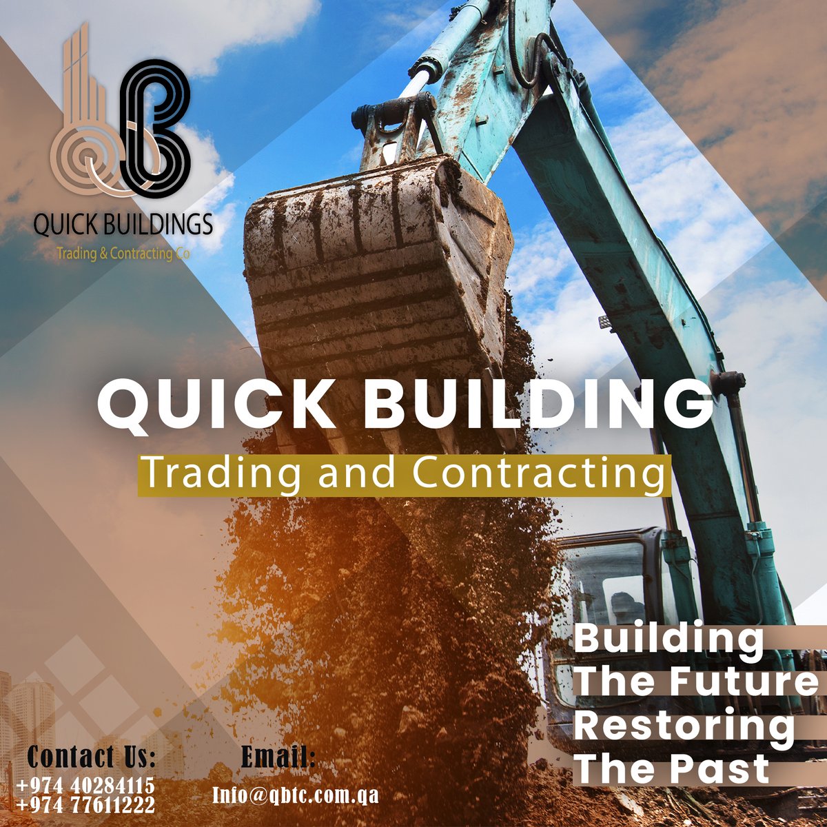 qatar_qbtc's tweet image. Quick Building Trading and Contracting

Building the future restoring the past

Contact us:
+974 40284115
+974 77611222

Info@qbtc.com.qa

#design #designandbuilt #projects #luxury #interiordesign #architecture #decor #artist #artwork #homes #homedesign #kitchens #kitchendesign