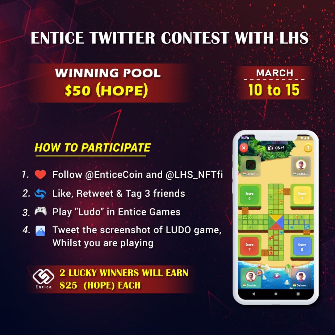 Entice Coin (NTIC) | Ludo Launching Soon tweet media
