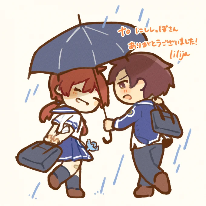 fanboxのイラリクでにししっぽさんのオリキャラちゃんたちを描かせていただきました!教えていただいた世界観が面白くて大変妄想が捗りましたイラストを描く際に読ませていただいた小説の表紙に、逆輸入でイラストを使っていただきました、ありがとうございます 