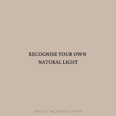 NickyRowbotham's tweet photo. Embrace your elegant power and recognise your own natural light. You inspire others by shining just as you are. ⁠
⁠ https://t.co/qpdAzhLDCW