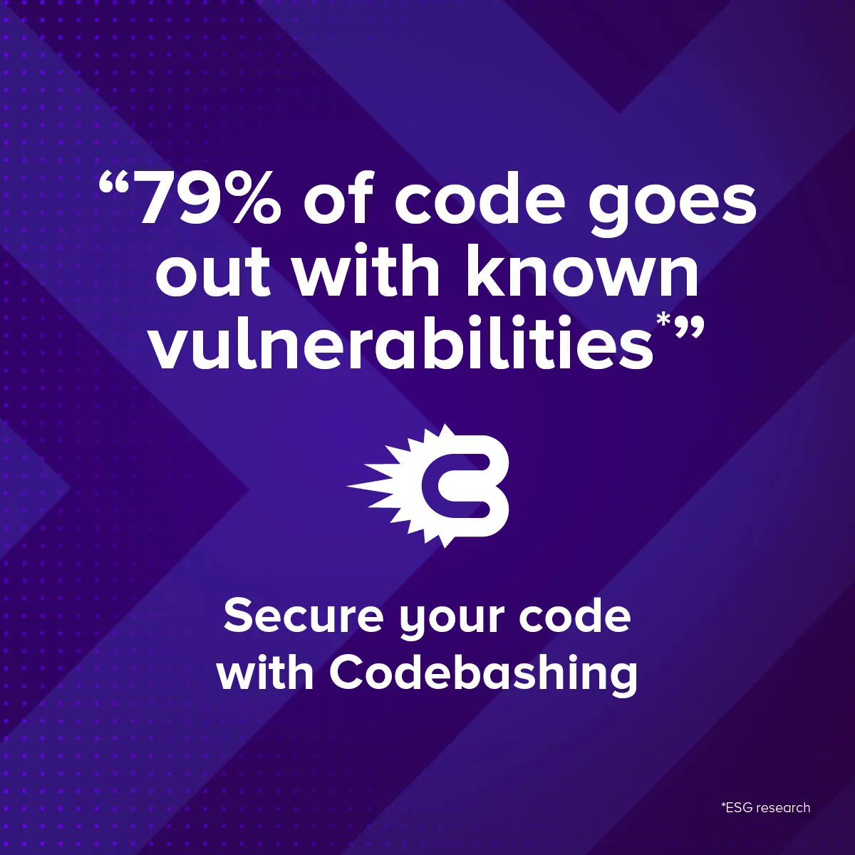Codebashings's tweet image. A shocking 79% of code goes out with known vulnerabilities! That’s why you need Codebashing to:
🔐Secure your code and open source components 
📈Track, manage, and remediate at scale 
💪Empower developers with training

#CodingVulnerabilities #SecureCode #SecurityFirst