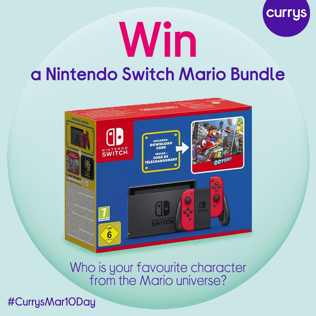 Currys on Twitter "Today is Mar10 AKA Mario Day! To celebrate we're
