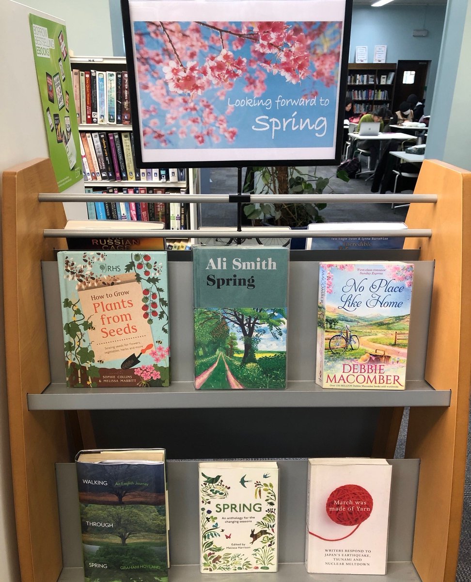 LBHFLibraries's tweet photo. A selection of books to welcome Spring π»π· #fulhamlibrary #library #spring #books https://t.co/wxPWb8qrzW