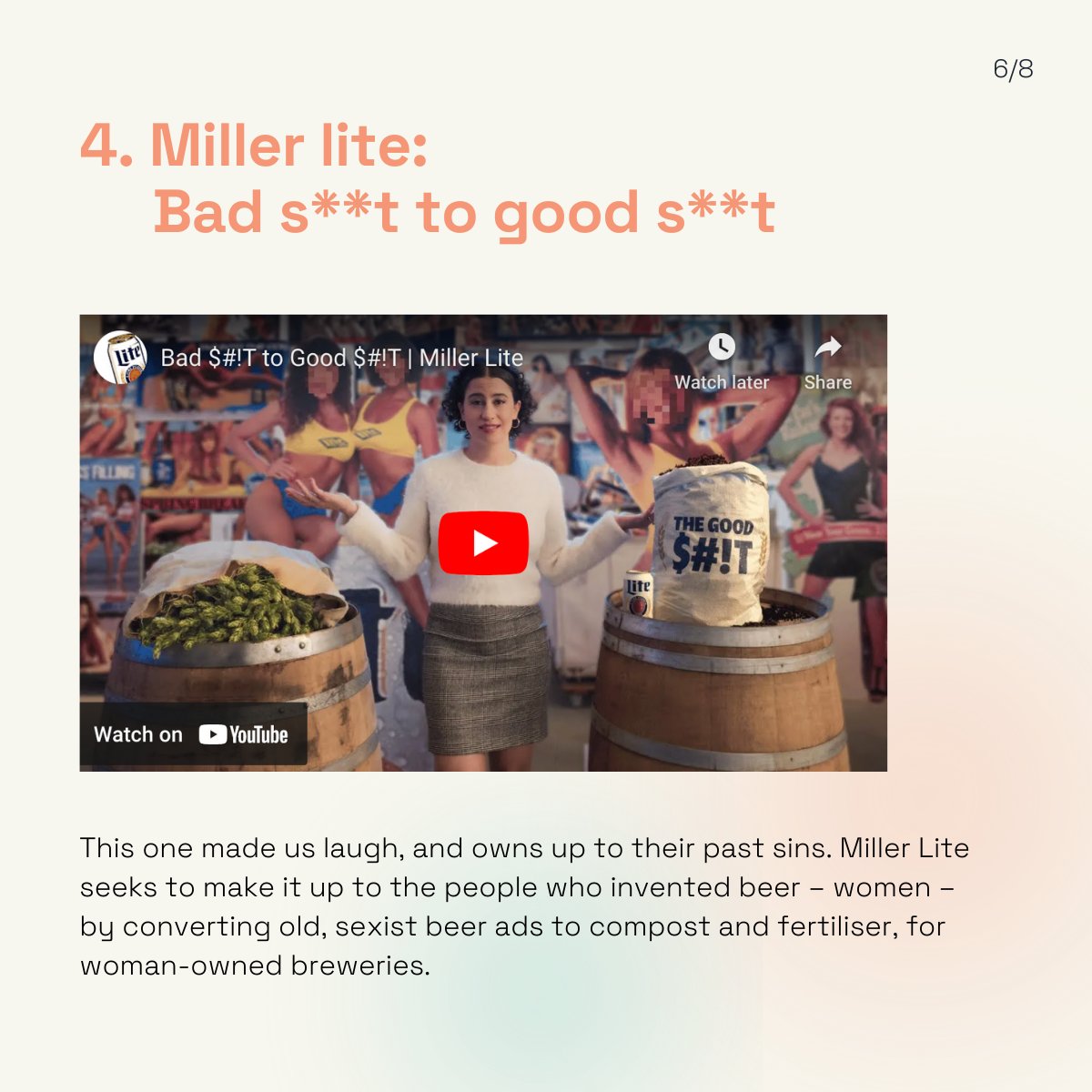 #IWD feels different this year...

For #IWD2023, pink-washing and the cringe-worthy 'all-woman' company photo are really not cutting the mustard. Here is what we think does...

#SheSays #CPBLondon #Millerlite #Pinterest. We love what you're creating 😉
#genderequity #gendergap