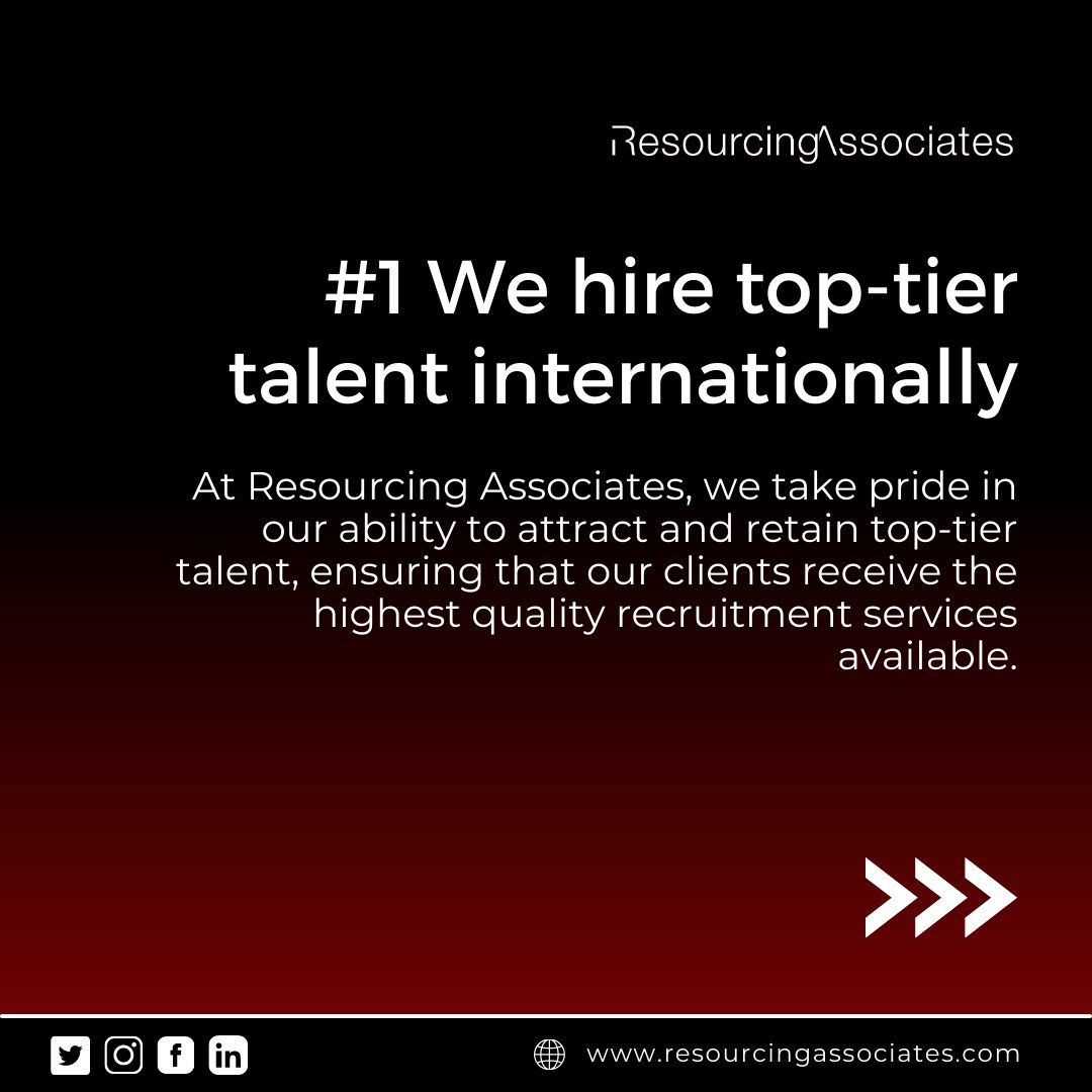 ResourcesAssoc's tweet image. Looking for a reliable partner to help you grow your organisation and hire top talent? Resourcing Associates is the solution you&apos;ve been looking for!

Contact us today at:
UK: 0203 983 9300
US: +1 (646) 993 7350

#Recruitment #Rec2Rec #SpecialisedRecruitment #BuildingNetworks