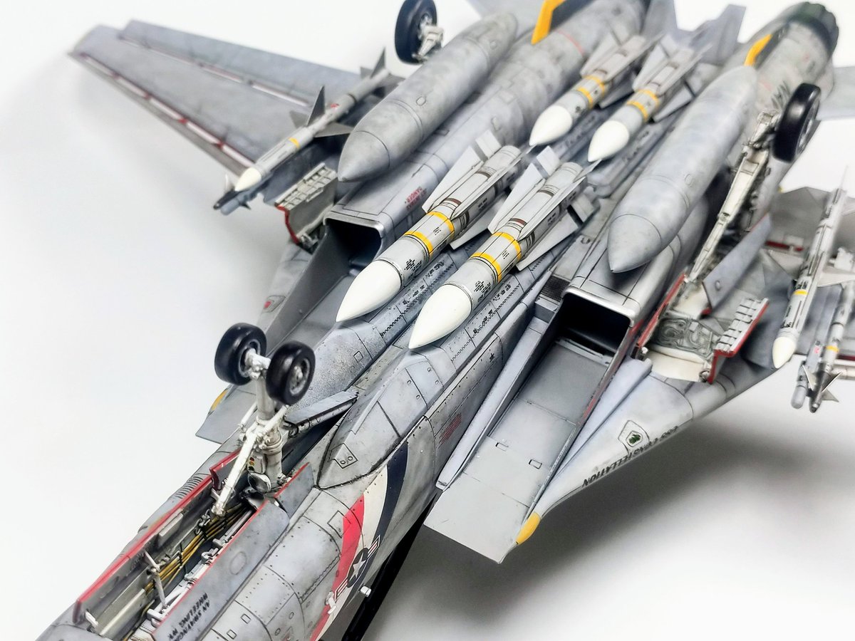 CRV_ScaleModels's tweet photo. 1/48 AMK F-14D SuperTomcat, kit n°88009. Painted and weathered with @Ak_Interactive Real Colors and Abt502 Oils. https://t.co/Eiji6F5Iji